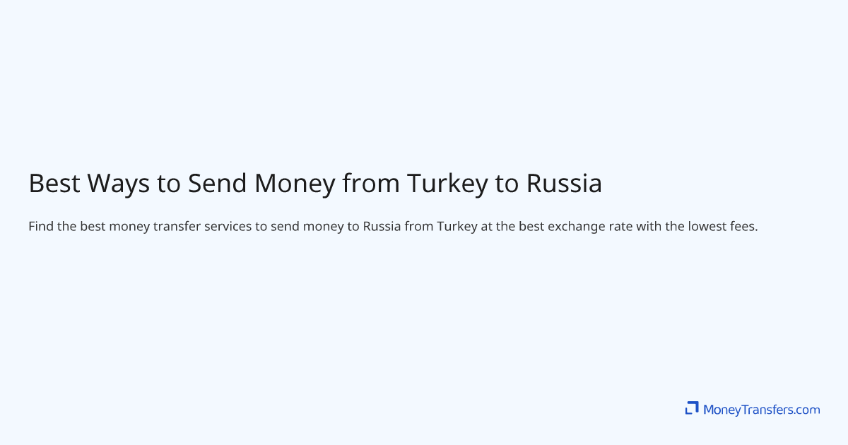 Ways To Send Money To Russia